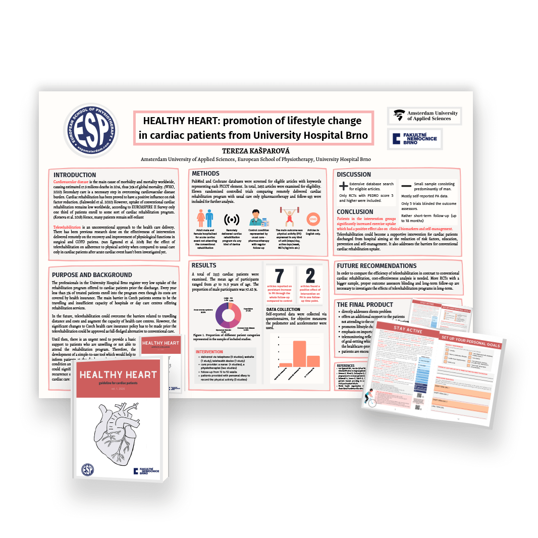 European School of physiotherapy augmented reality posters